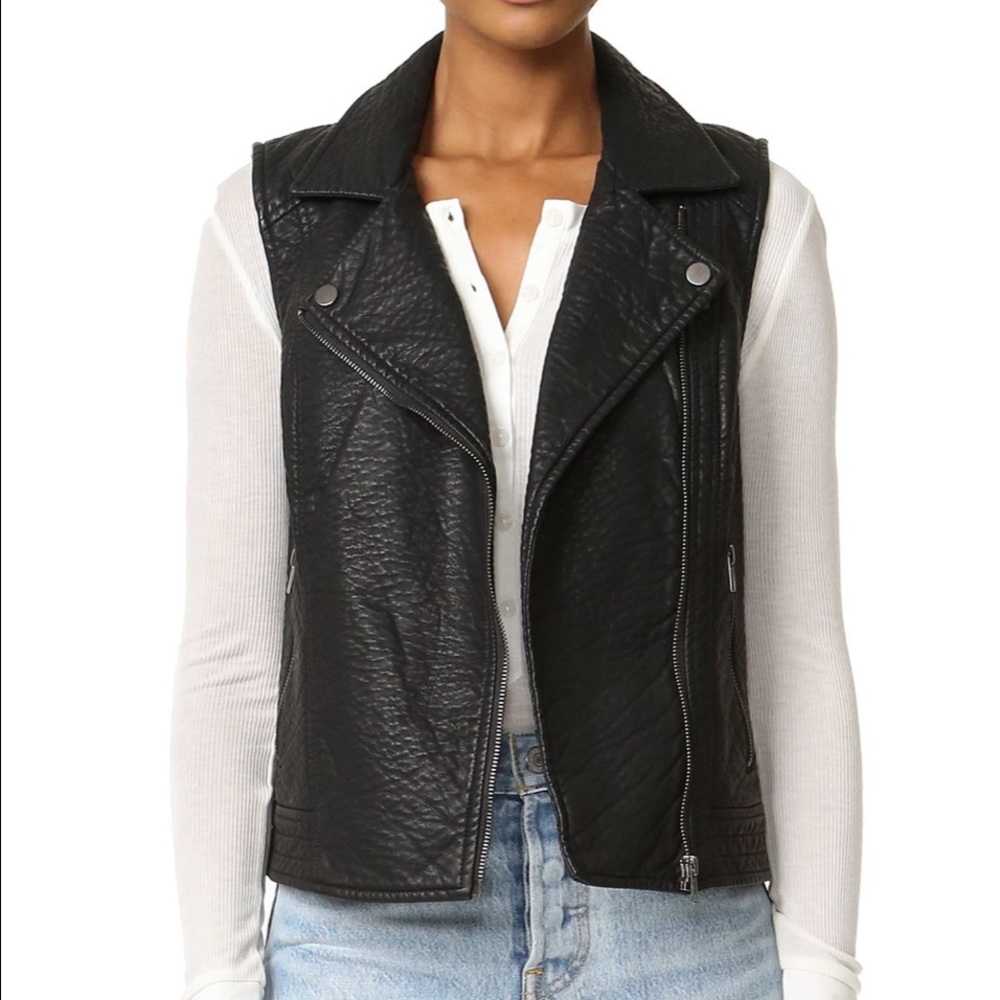 Vegan Leather Vest